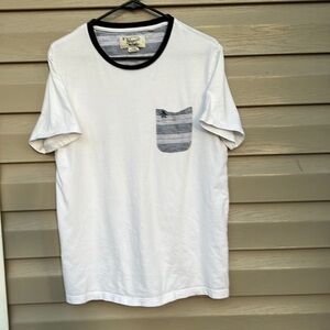 Original Penguin mens white,gray&black tee shirt